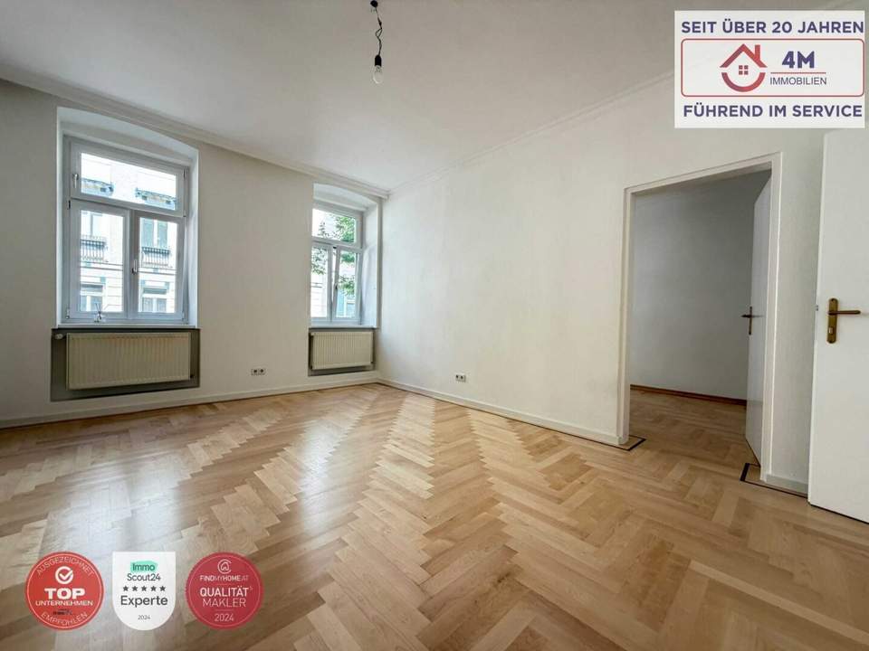 Frisch renovierte 3-Zimmer-Altbauwohnung sofort bezugsbereit – Ihr neues Zuhause in 1150 Wien!