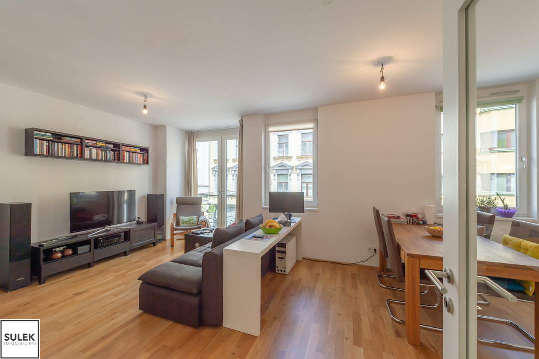 *Ab Dezember* Perfekt geschnittene 2-Zimmer-Wohnung (unmöbliert) in der Gentzgasse