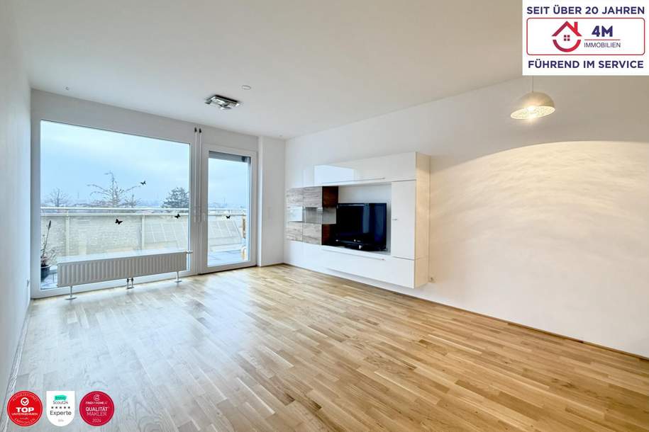 Attraktive 3-Zimmer-Neubauwohnung mit Balkon &amp; Garage – Nähe Bahnhof, schnelle Anbindung nach Wien, Wohnung-kauf, 298.000,€, 2230 Gänserndorf